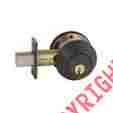 B660613 B660p Schlage Oil Rubbed Bronze Single Cylinder Deadbolt B600 Series 043156958115
