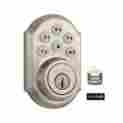 B9508c Kwikset Single Cylinder Satin Nickel Electronic Deadbolt Home Connect