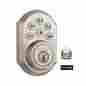 B9509c Kwikset Single Cylinder Satin Nickel Electronic Deadbolt Home Connect