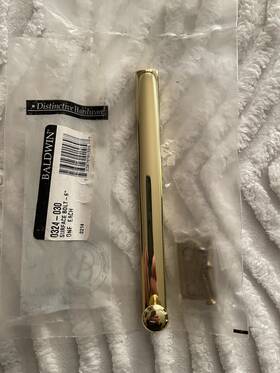 0324-030 Baldwin Surface Bolt Lock Brass 6 Inch 0324-30 Heavy Duty Harware Door New Gold