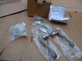 5445v.150.fd Baldwin 5080.140.fd Classic Full Dummy Passage Door Handle Set Brushed Nickel