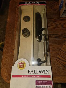 5370-050-dblc Baldwin Nantucket Exterior Lock Set #5370-050-dblc