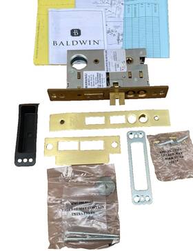 6301.040.rls Baldwin Mortise Lock Lever Right Hand Nos