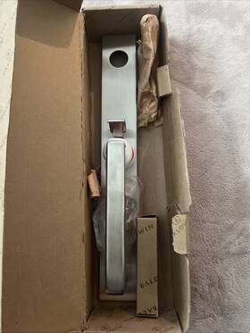 6620.056.dm Baldwin Door Lockset O/s Dummy Trim Minneapolis Lifetime Pvd Satin