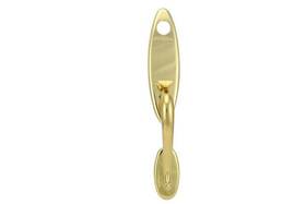 6628 Baldwin 003 Springfield Outside Mortise Trim Only Polished Brass