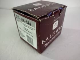 Baldwin 723079400600 Traditional Solid Brass Single Cylinder Keyed Entry Deadbolt Oil Rubbed