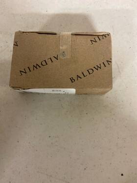8208003db Baldwin Estate Single Cylinder Deadbolt Latch - Polished Brass