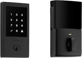 8225.190.zw Baldwin Satin Black Touchscreen Minneapolis Z-wave Deadbolt