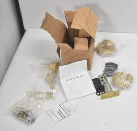 8231.033 Baldwin Traditional Single Cylinder Deadbolt Vintage Brass Finish