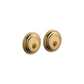 8232.003 Baldwin Estate Low Profile Traditional Double Cylinder Deadbolt In Polished