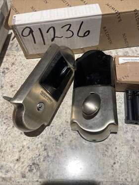 8235056zw Baldwin Boulder Toucheless Keyless Entry Deadbolt Z-wave Satin Nickel