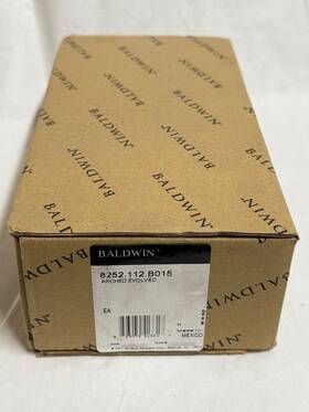 8252.112.b015 Baldwin Arched Evolved Electronic Keyless Entry Deadbolt Door Lock Venetian Bron