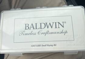8471.000 Baldwin Timeless Craftsmanship Mortise Lock Small Pinning Kit With Tools