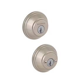 Baldwin 883351346610 Prestige Satin Nickel Double Cylinder Deadbolt 385 Rdb 15 Smtcp Rcal 11b