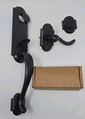 Baldwin 884011599773 Parts Only - Kodiak Double Cylinder 481 Dark Bronze Handleset