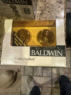 98031-003 Baldwin Low Profile Deadbolt