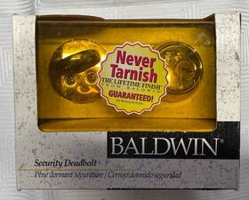 98041-003 Baldwin High Security Deadbolt Single Cylinder Open Box