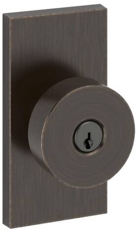 Enconcfr112 Baldwin En.con.cfr Contemporary Single Cylinder Keyed Entry Door - Bronze