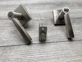 Ensqucsr150 Baldwin Square Single Cyclinder Key Entry Door Lever Read