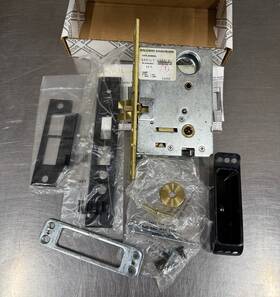6001-ls Baldwin Hardware 6100-ls Right Hand Entrence Mortise Lock In 102 Oil Rubbed Bronze