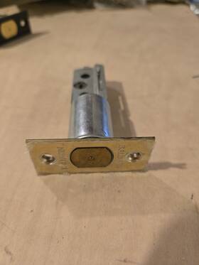 8208 Baldwin Hardware 030 Db Adjustable Deadbolt Latch For Single Cylinder Pb Toned