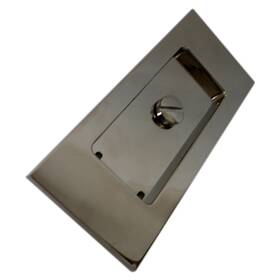 Pd006.260.kt Baldwin Chrome-polished Santa Monica Compact Arcadia Door Lockset
