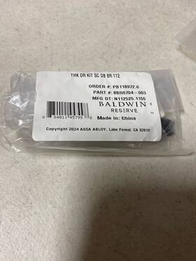 8br0704-003 Baldwin Reserve 8br0704003 Thick Door Kit For 1-cyl Deadbolt - Venetian Bronze