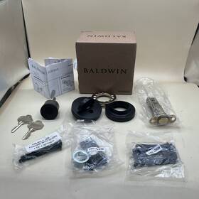 Sccrd112 Baldwin Contemporary Round Single Cylinder Deadbolt - Bronze