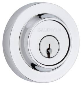 Sccrd260s Baldwin Sc.crd.smt Contemporary Round Smartkey Single Cylinder - Chrome