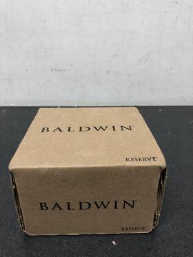 Sctrd003 Baldwin Traditional Round Single Cylinder Deadbolt - Lifetime Polished Brass