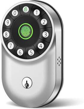 Banskey 745808799052 Keypad Fingerprint Deadbolt Electronic Door-lock Touch Control Keyless Entry