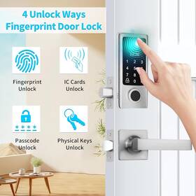 Bl2-sq  Bebasia Smart Lock Deadbolt - Electronic Keypad
