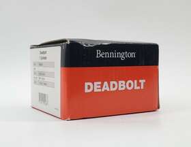 596820 Bennington Deadbolt 1 Cylinder K7 Matte Black