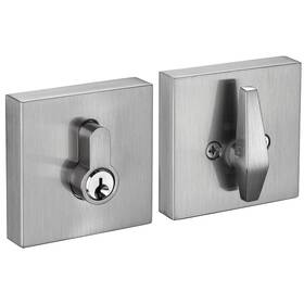 Berlin Modisch 686912505590 Contemporary Square Single Cylinder Deadbolt Lock For Front Door Entrance Mod