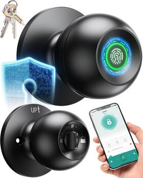 Jjzwqska10-1-bk Besbuy Smart Keyless Entry Door Lock Fingerprint With App Control