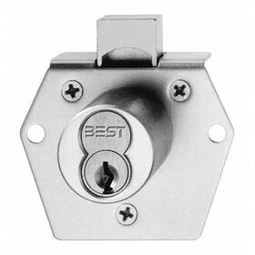 5l7rd2606 Best Deadbolt Cabinet Lock Satin Brass Opens With Key
