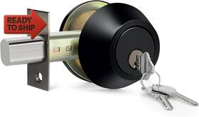 Bestten 445044495437 Single Cylinder Deadbolt Dead Bolt For Front Door And Garage Key