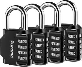 4-stellig Besuche Den Puroma-store Th002q Zahlenschloss F R Schlie Fach Wasserdicht Schwarz