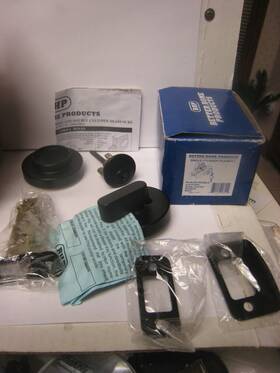 14644blk Better Homes Products Home Single Cylinder Deadbolt Door Lock Black New In Box