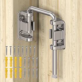 Latch01 Bicenoning Sliding Door Loop Lock 90/180 Degree Stainless Steel Patio Latch For Sl