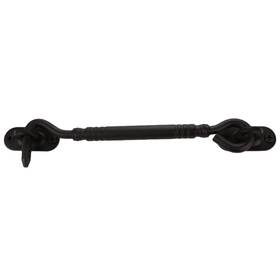 Bilyglewarwof 737417139701 Barn Door Lock Black 6inch Thicken Extra Heavy Duty Solid Privacy Hook And E