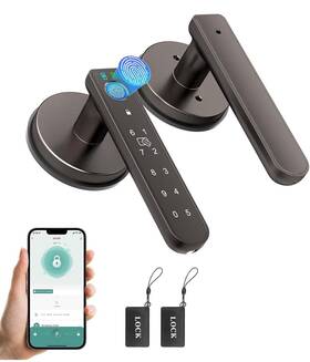 Bca-02 Biwibon Fingerprint Door Lock 5 In 1 Smart Knob With App/fingerprint/ic