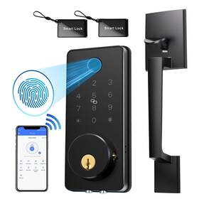 Wgi3917558 Blacksmith Fingerprint Door Lock Set Keyless Entry Electronic Keypad Deadbolt