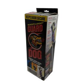 D431 Blockit & Lockit Metal Door Brace Alarm Siren Guard Dog Security Home Lock Apartment Hotel House