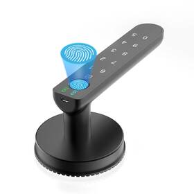 Bluetech 313021494490 Smart Fingerprint Door Lock Biometric Keyless Entry Knob With Keypads By F
