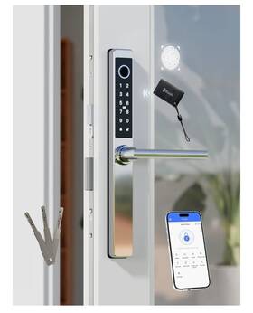Osp-0001 Blusafe Electronic Smart Door Lock Fingerprint With Keypad For Fron