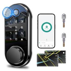 Bog Fang 757876939391 Keyless Entry Smart Door Lock - Fingerprint Code Deadbolt For Front Elec
