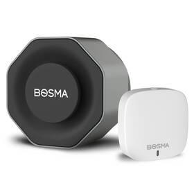 Bosma 851781007937 Wireless Bluetooth Fingerprint Keypad Unlock - Black
