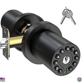 B094w1wwnn Bothstar Keyless Entry Keypad Door Knob Auto Lock 50 User Codes Matte Black Finish