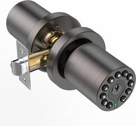 Yj20 Bothstar Keypad Door Knob With Key Keyless Code Entry Lock Auto 50 User Ea